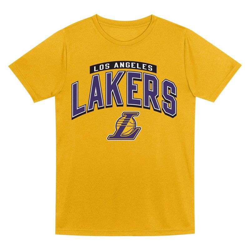 slide 3 of 3, NBA Los Angeles Lakers Toddler 2pk Gray T-Shirt Set - 3T, 2 ct