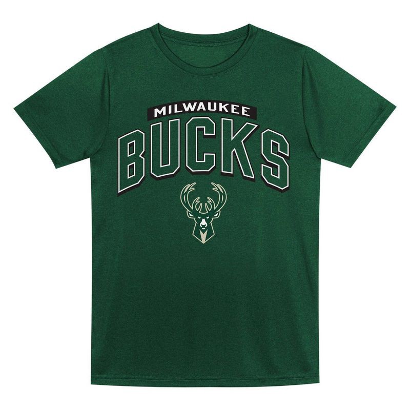 slide 3 of 3, NBA Milwaukee Bucks Toddler 2pk Gray T-Shirt Set - 2T, 2 ct
