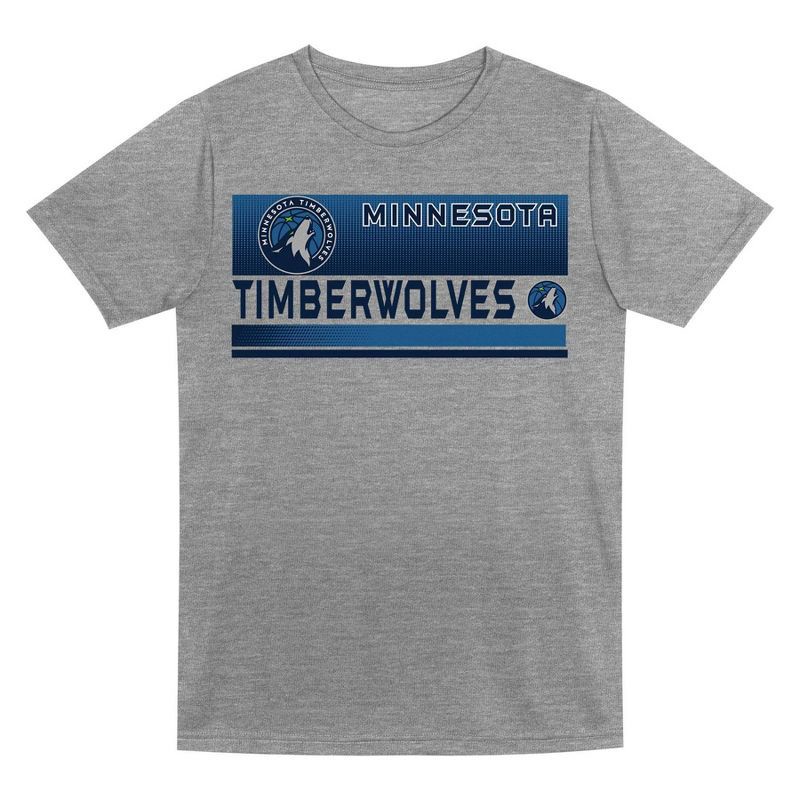 slide 2 of 3, NBA Minnesota Timberwolves Toddler 2pk Gray T-Shirt Set - 4T, 2 ct