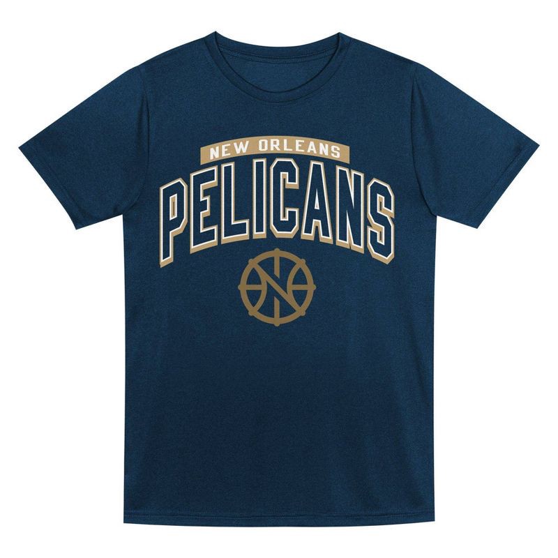 slide 3 of 3, NBA New Orleans Pelicans Toddler 2pk Gray T-Shirt Set - 2T, 2 ct