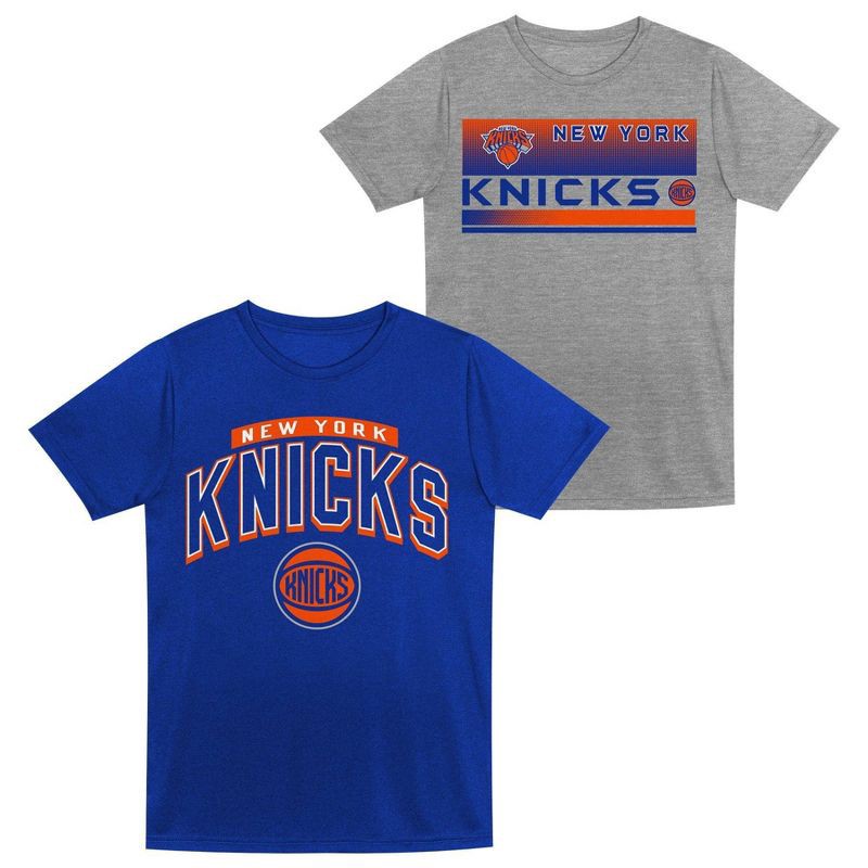 slide 1 of 3, NBA New York Knicks Toddler 2pk Gray T-Shirt Set - 2T, 2 ct