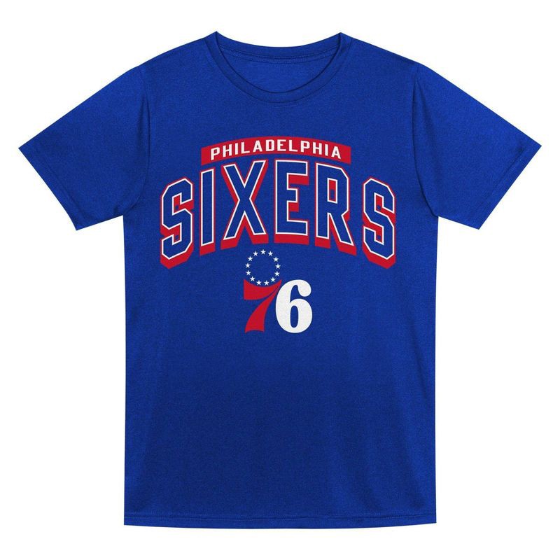 slide 3 of 3, NBA Philadelphia 76ers Toddler 2pk Gray T-Shirt Set - 4T, 2 ct