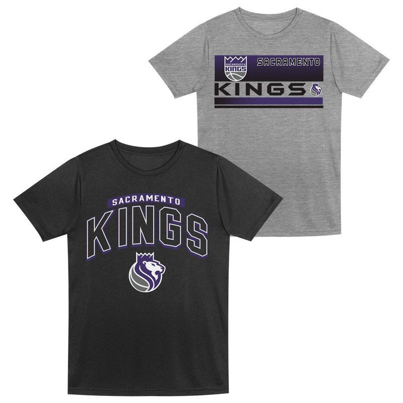 slide 1 of 3, NBA Sacramento Kings Toddler 2pk Gray T-Shirt Set - 3T, 2 ct
