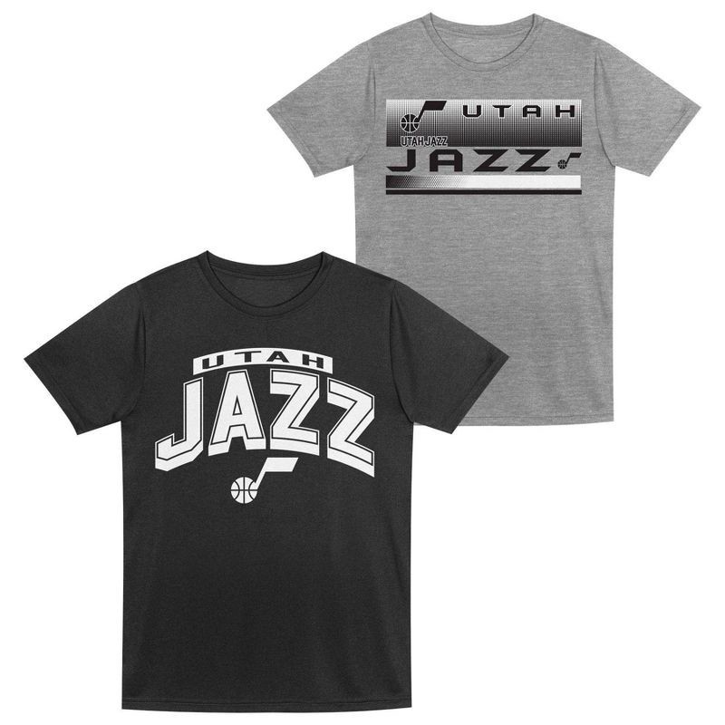slide 1 of 3, NBA Utah Jazz Toddler 2pk Gray T-Shirt Set - 3T, 2 ct