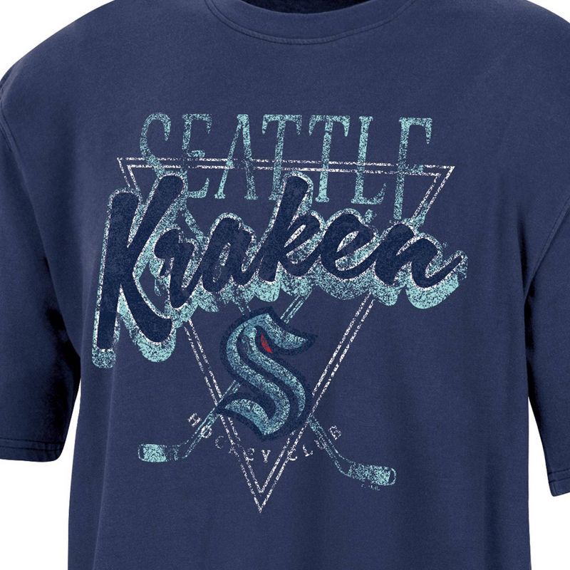 slide 3 of 3, NHL Seattle Kraken Women's Short Sleeve Dark Fashion T-Shirt - S, 1 ct