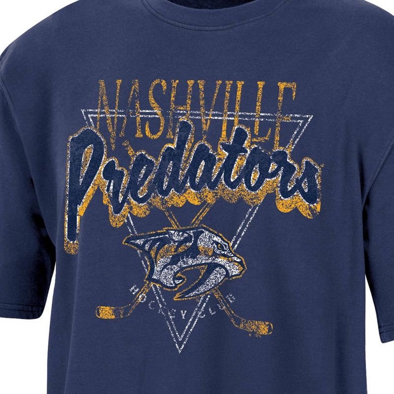 slide 3 of 3, NHL Nashville Predators Women's Short Sleeve Dark Fashion T-Shirt - S, 1 ct