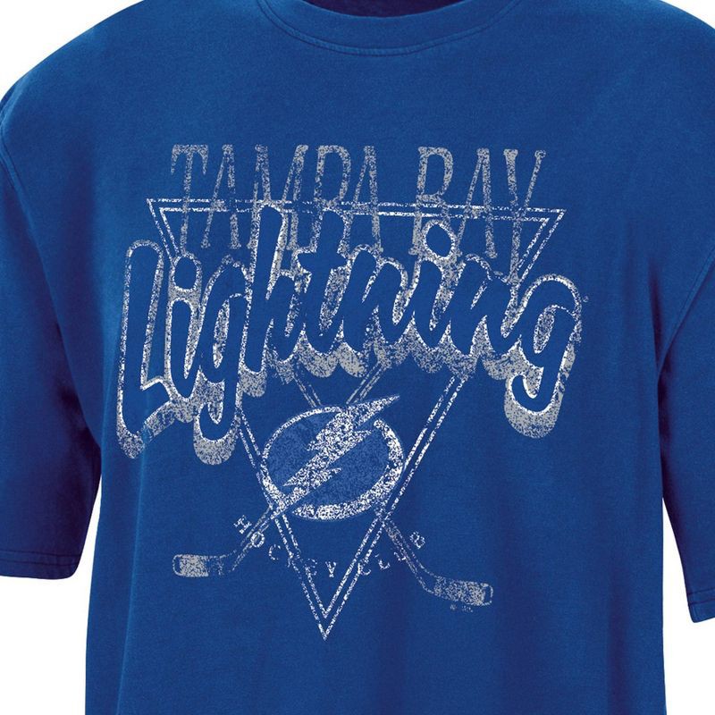 slide 3 of 3, NHL Tampa Bay Lightning Women's Short Sleeve Dark Fashion T-Shirt - L, 1 ct