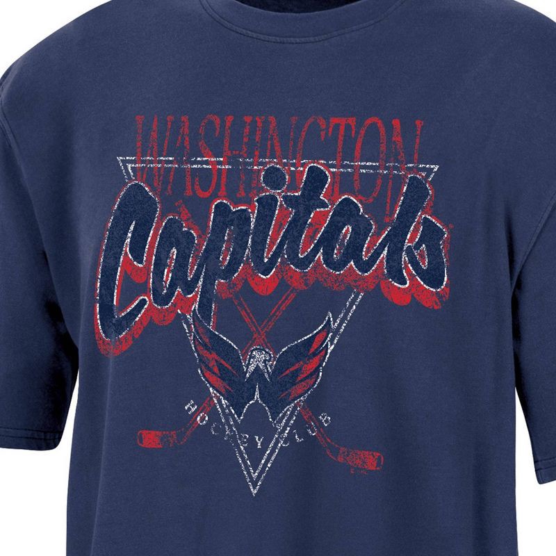 slide 3 of 3, NHL Washington Capitals Women's Short Sleeve Dark Fashion T-Shirt - L, 1 ct