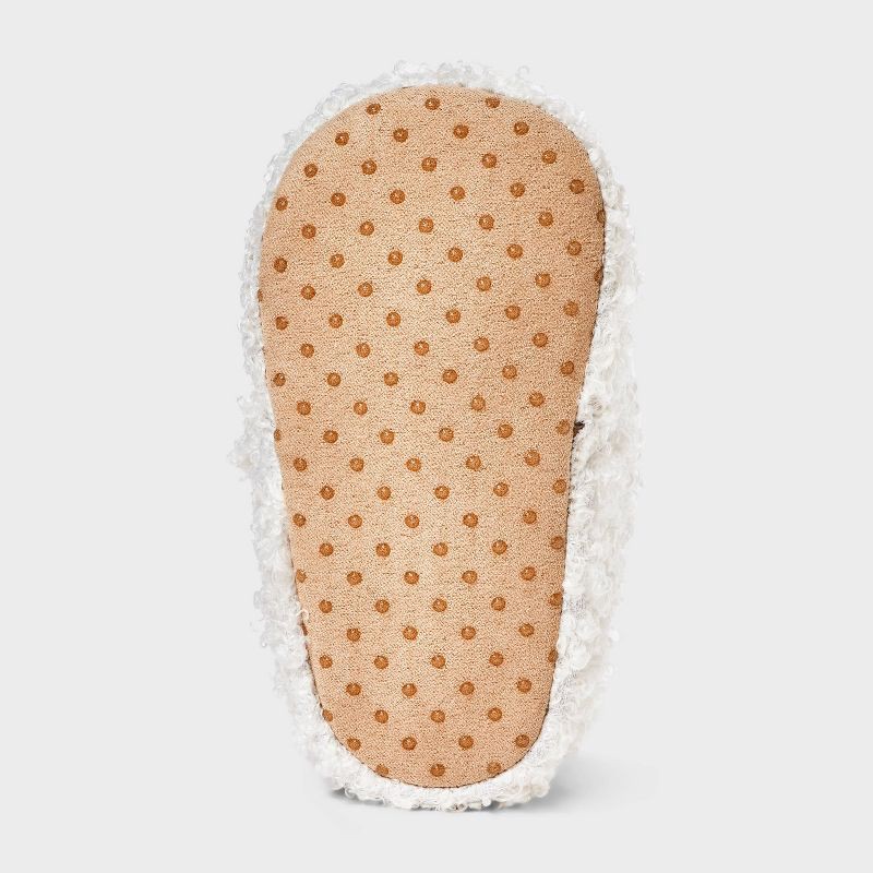 slide 4 of 4, Baby Bear Bootie Shoes - Cat & Jack™ Cream 0-3M, 1 ct
