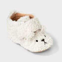 Baby Bear Bootie Shoes - Cat & Jack™ Cream 0-3M