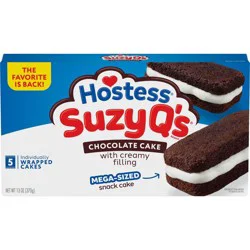 Hostess Suzy Q's Creme Filled Chocolate Cakes - 13oz/5ct