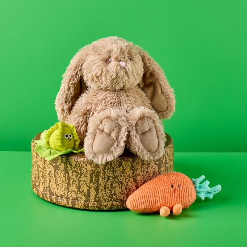 slide 2 of 3, 11" Shaggy Classic Bunny Stuffed Animal - Gigglescape™, 1 ct