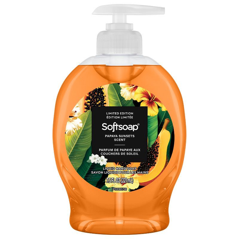 slide 7 of 11, Softsoap Limited Edition Gel Hand Soap - Papaya Sunsets - 7.5 fl oz, 7.5 fl oz