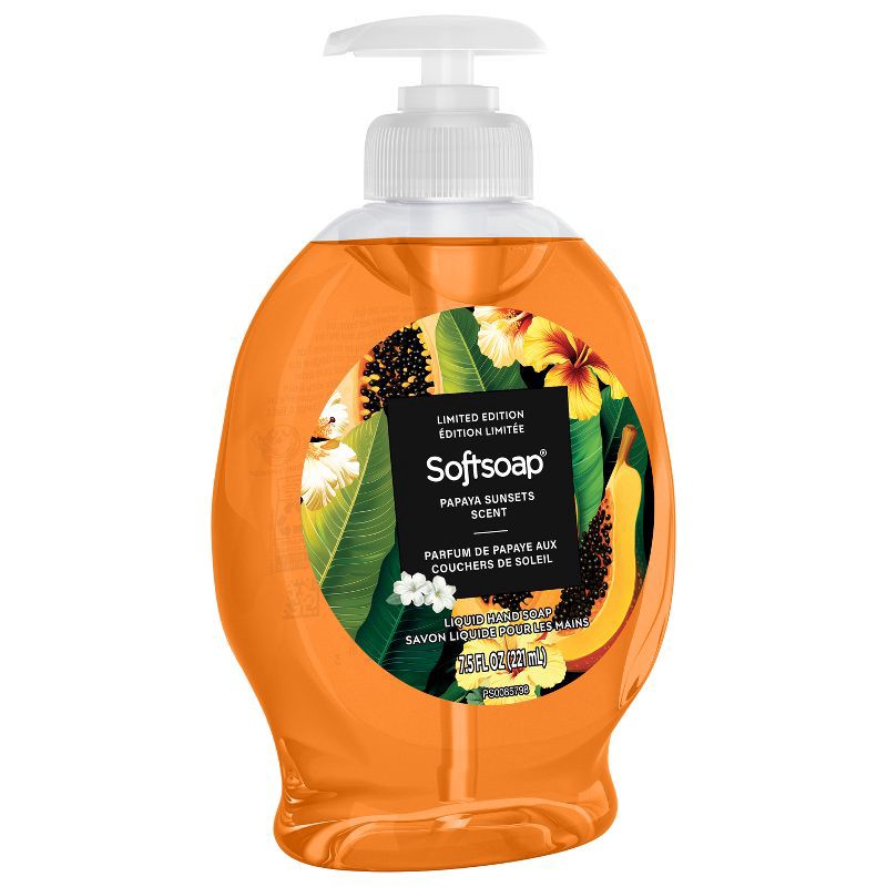 slide 9 of 11, Softsoap Limited Edition Gel Hand Soap - Papaya Sunsets - 7.5 fl oz, 7.5 fl oz