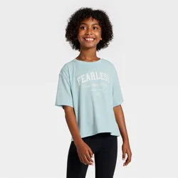 Girls' Beyond Ease Boxy T-Shirt - All In Motion™ Light Mint Green XL