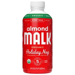 MALK Organics Holiday Nog Organic Almond Milk - 28 fl oz