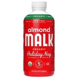 MALK Organics Holiday Nog Organic Almond Milk - 28 fl oz