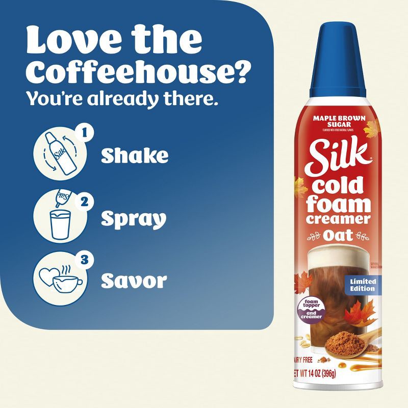 slide 4 of 12, Silk Maple Brown Sugar Coffee Creamer - 14oz, 14 oz