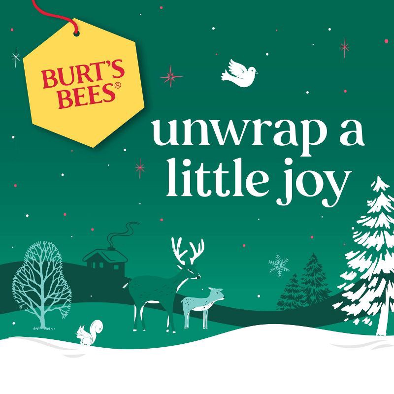 slide 6 of 8, Burt's Bees Holiday Feeling Festive Gift Set - Beeswax Lip Balm + Lemon Cuticle Cream - 16oz, 16 oz