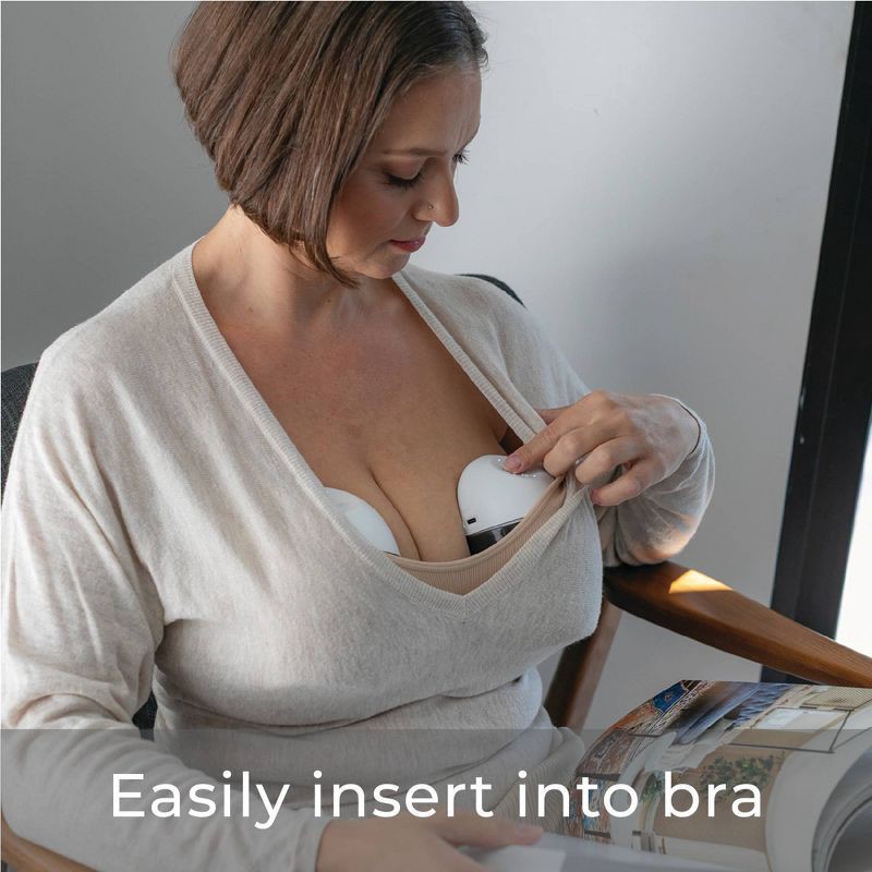slide 3 of 10, Spectra Premier Wearable Electric Breast Pump - Light Gray, 1 ct