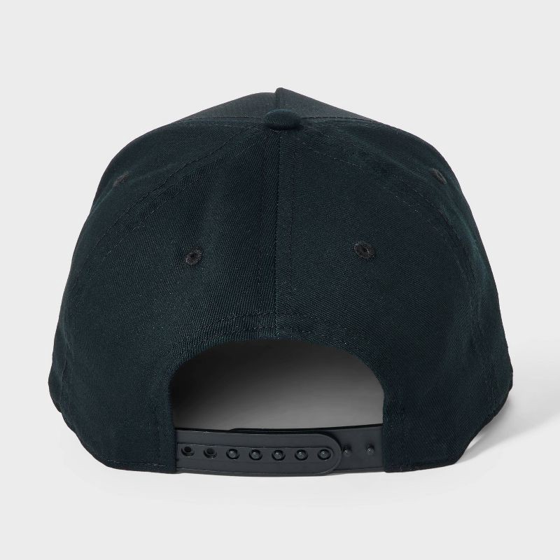 slide 2 of 3, Boys' Minecraft Snapback Hat - Black/Green, 1 ct