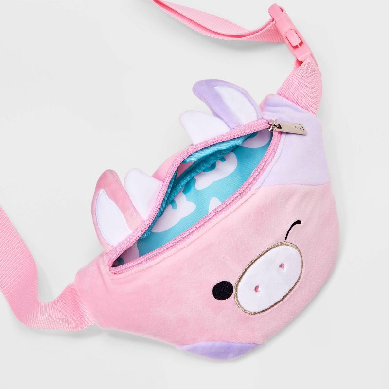 slide 3 of 4, Girls' Squishmallows Belt Bag - Pink/Blue, 1 ct
