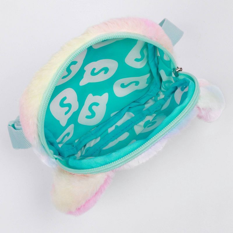 slide 4 of 4, Girls' Squishmallows Belt Bag - Pink/Blue, 1 ct