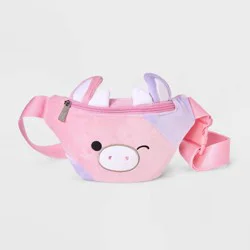 Girls' Squishmallows Belt Bag - Pink/Blue