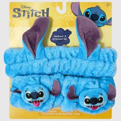 Disney Girls' Stitch Spa Headband Set - Blue