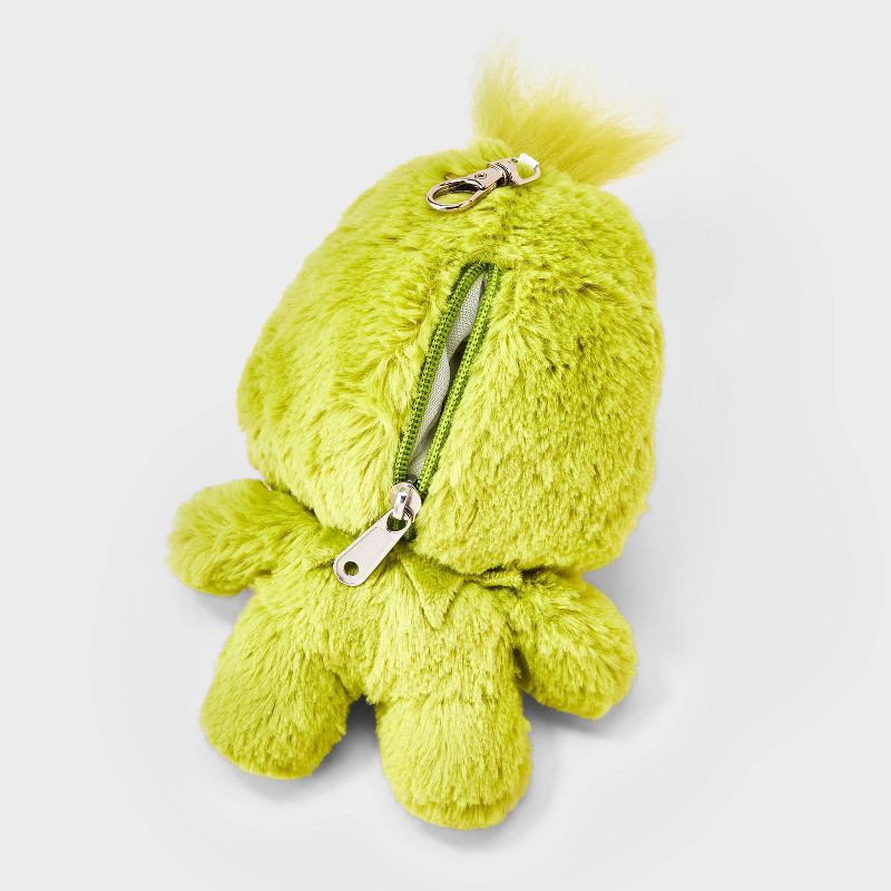 slide 2 of 3, Girls' Christmas The Grinch Bag Charm - Green, 1 ct