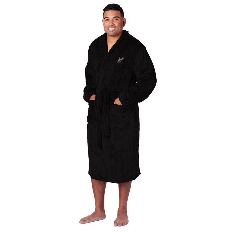 slide 1 of 3, NBA San Antonio Spurs Ribbed Robe, 1 ct