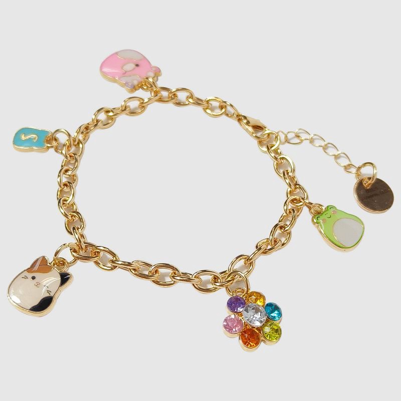 slide 4 of 4, Girls' Squishmallows Charm Bracelet, 1 ct