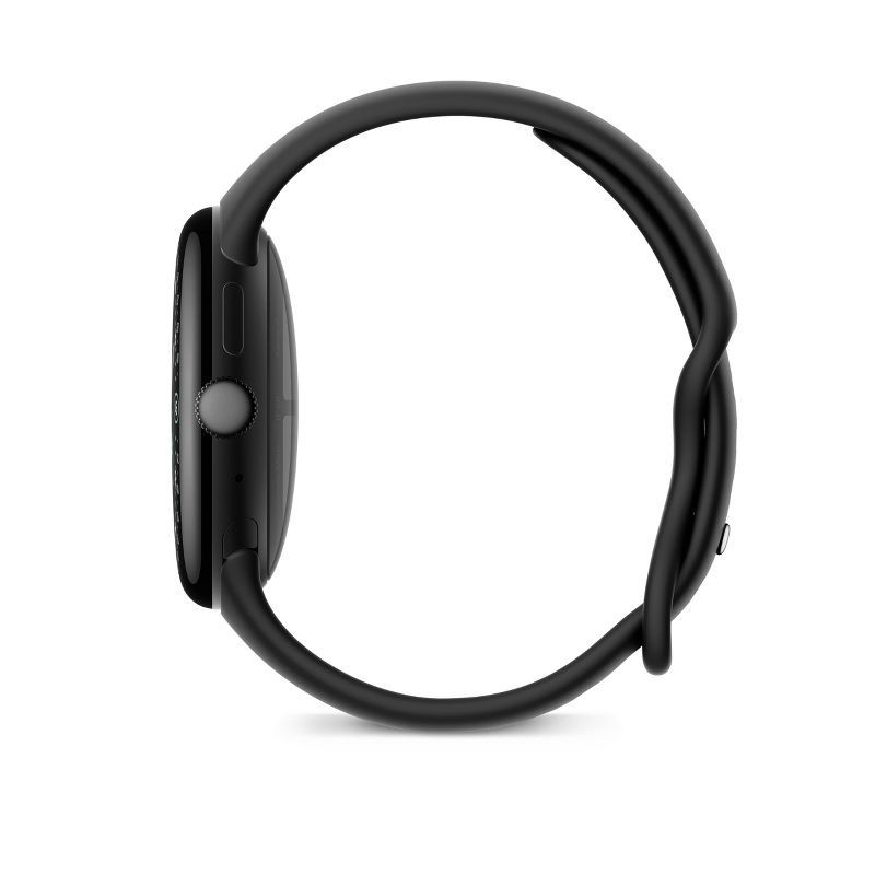 slide 3 of 10, Google Pixel Watch 4 Wi-Fi 45mm Smartwatch - Matte Black/Obsidian, 1 ct