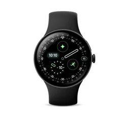 Google Pixel Watch 4 Wi-Fi 45mm Smartwatch - Matte Black/Obsidian