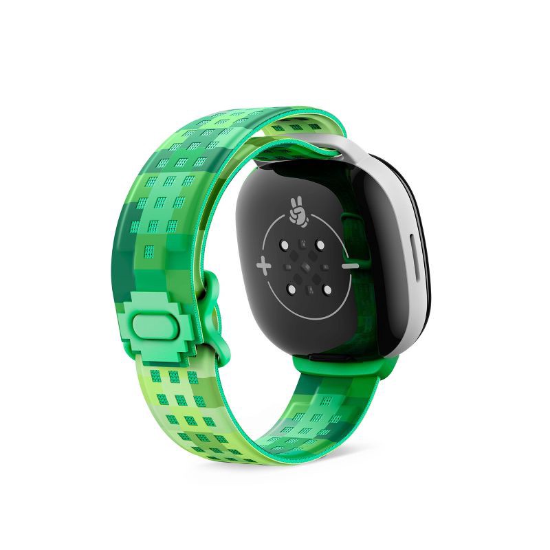 slide 3 of 4, Google Fitbit Ace LTE Kids Smartwatch Comfort Band - Minecraft, 1 ct