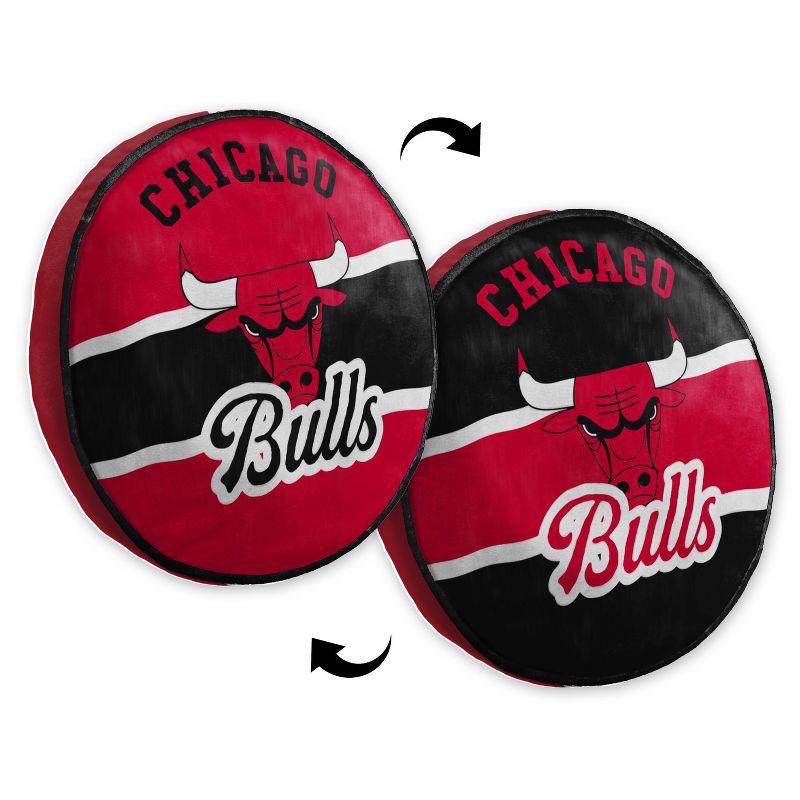 slide 3 of 3, NBA Chicago Bulls 15'' Varsity Cloud Pillow, 1 ct