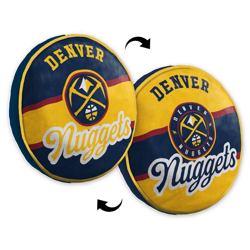 slide 3 of 3, NBA Denver Nuggets 15'' Varsity Cloud Pillow, 1 ct