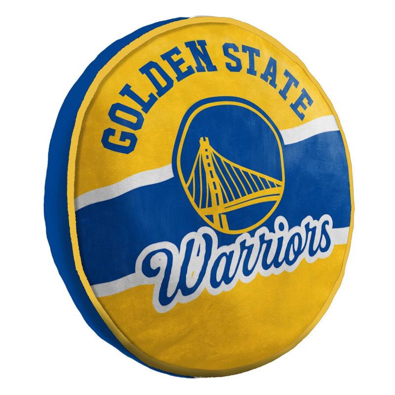 slide 2 of 3, NBA Golden State Warriors 15'' Varsity Cloud Pillow, 1 ct