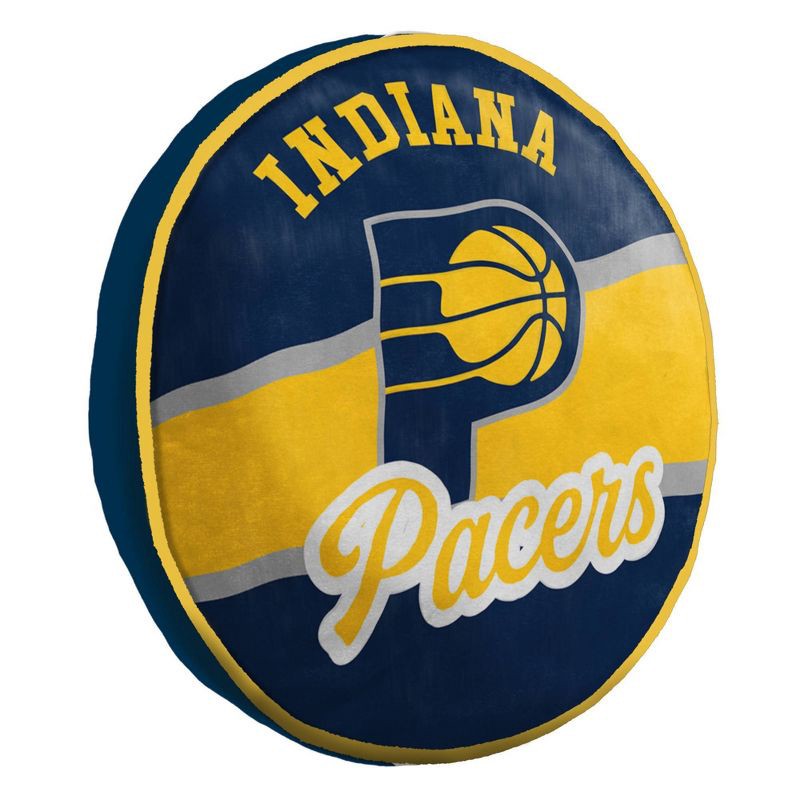 slide 1 of 3, NBA Indiana Pacers 15'' Varsity Cloud Pillow, 1 ct