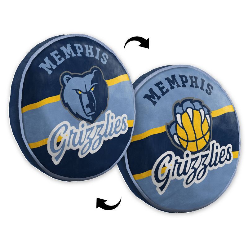 slide 3 of 3, NBA Memphis Grizzlies 15'' Varsity Cloud Pillow, 1 ct