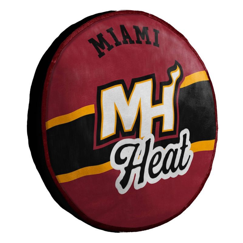 slide 2 of 3, NBA Miami Heat 15'' Varsity Cloud Pillow, 1 ct