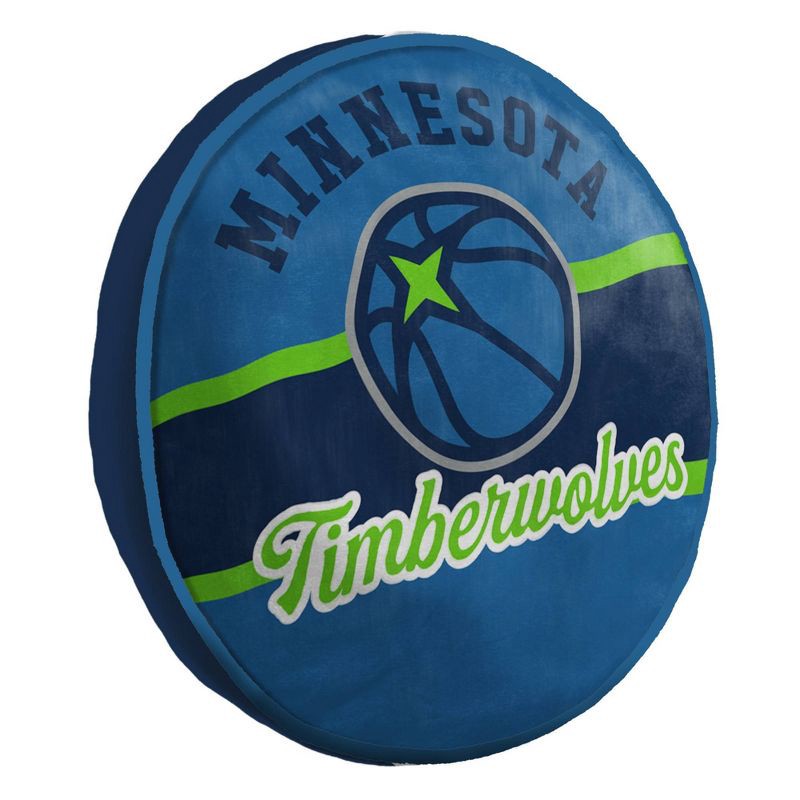 slide 2 of 3, NBA Minnesota Timberwolves 15'' Varsity Cloud Pillow, 1 ct