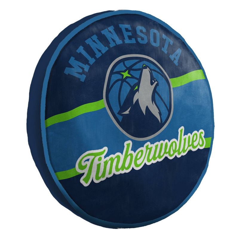 slide 1 of 3, NBA Minnesota Timberwolves 15'' Varsity Cloud Pillow, 1 ct