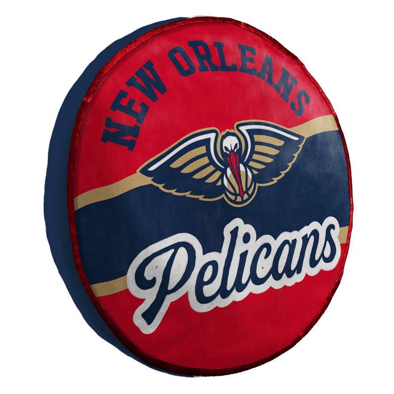 slide 2 of 3, NBA New Orleans Pelicans 15'' Varsity Cloud Pillow, 1 ct