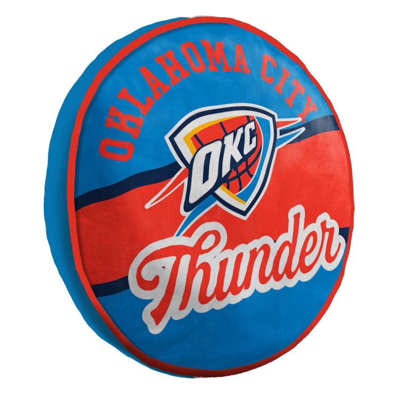 slide 1 of 3, NBA Oklahoma City Thunder 15'' Varsity Cloud Pillow, 1 ct