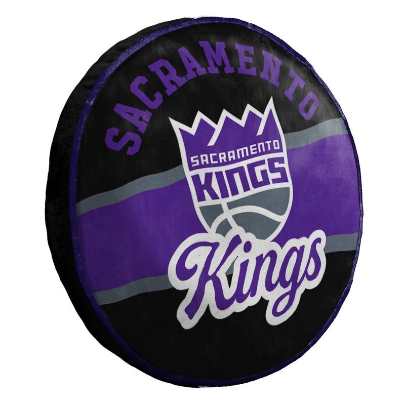 slide 1 of 3, NBA Sacramento Kings 15'' Varsity Cloud Pillow, 1 ct