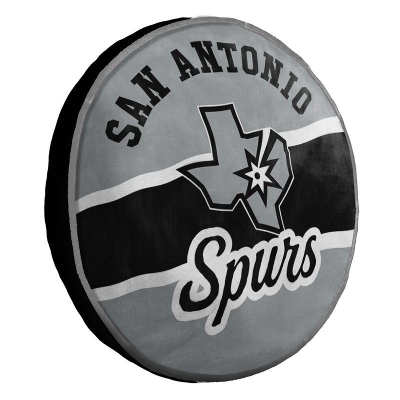 slide 2 of 3, NBA San Antonio Spurs 15'' Varsity Cloud Pillow, 1 ct
