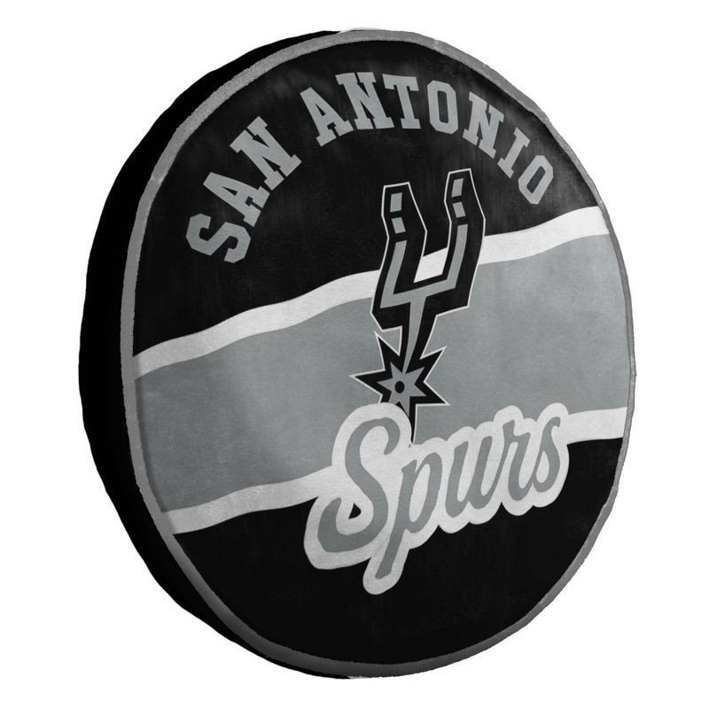 slide 1 of 3, NBA San Antonio Spurs 15'' Varsity Cloud Pillow, 1 ct