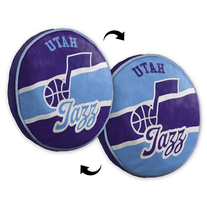 slide 3 of 3, NBA Utah Jazz 15'' Varsity Cloud Pillow, 1 ct