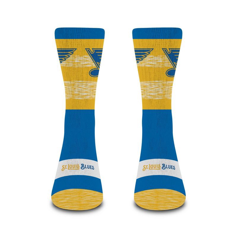 slide 3 of 3, NHL St Louis Blues Mixer Crew Socks - Large, 1 ct